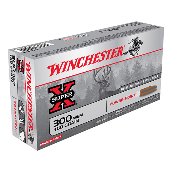 WIN SUPER-X 300WSM 150GR POWER POINT 20/10 - Ammunition